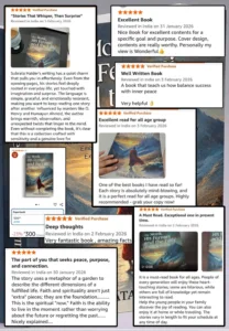 Monk book comment collage